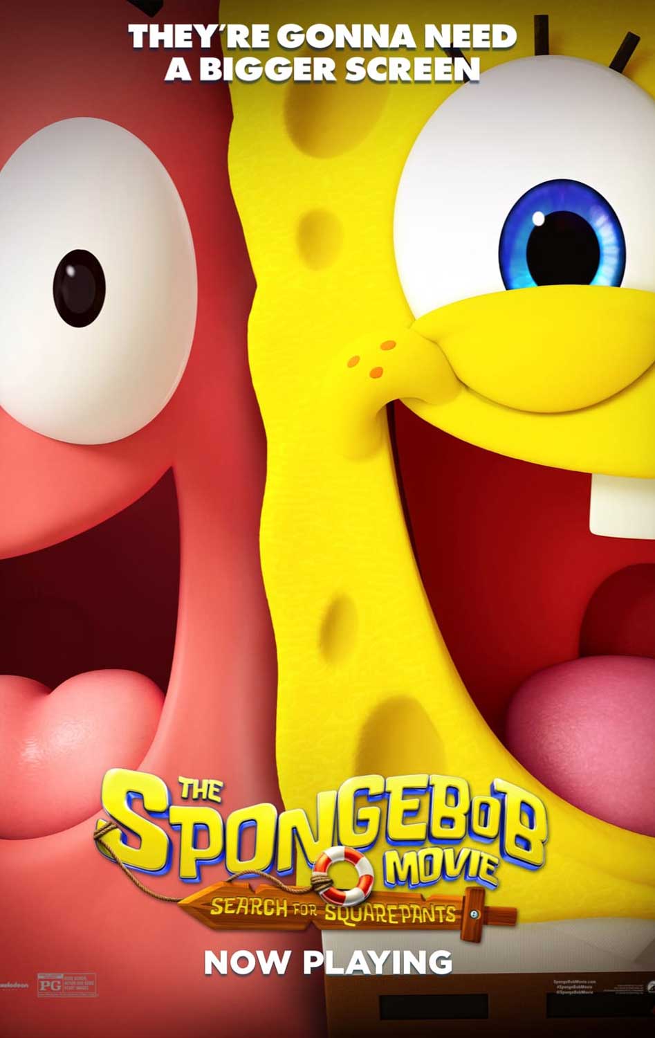 The SpongeBob Movie: Search for Squarepants PG 95 Mins